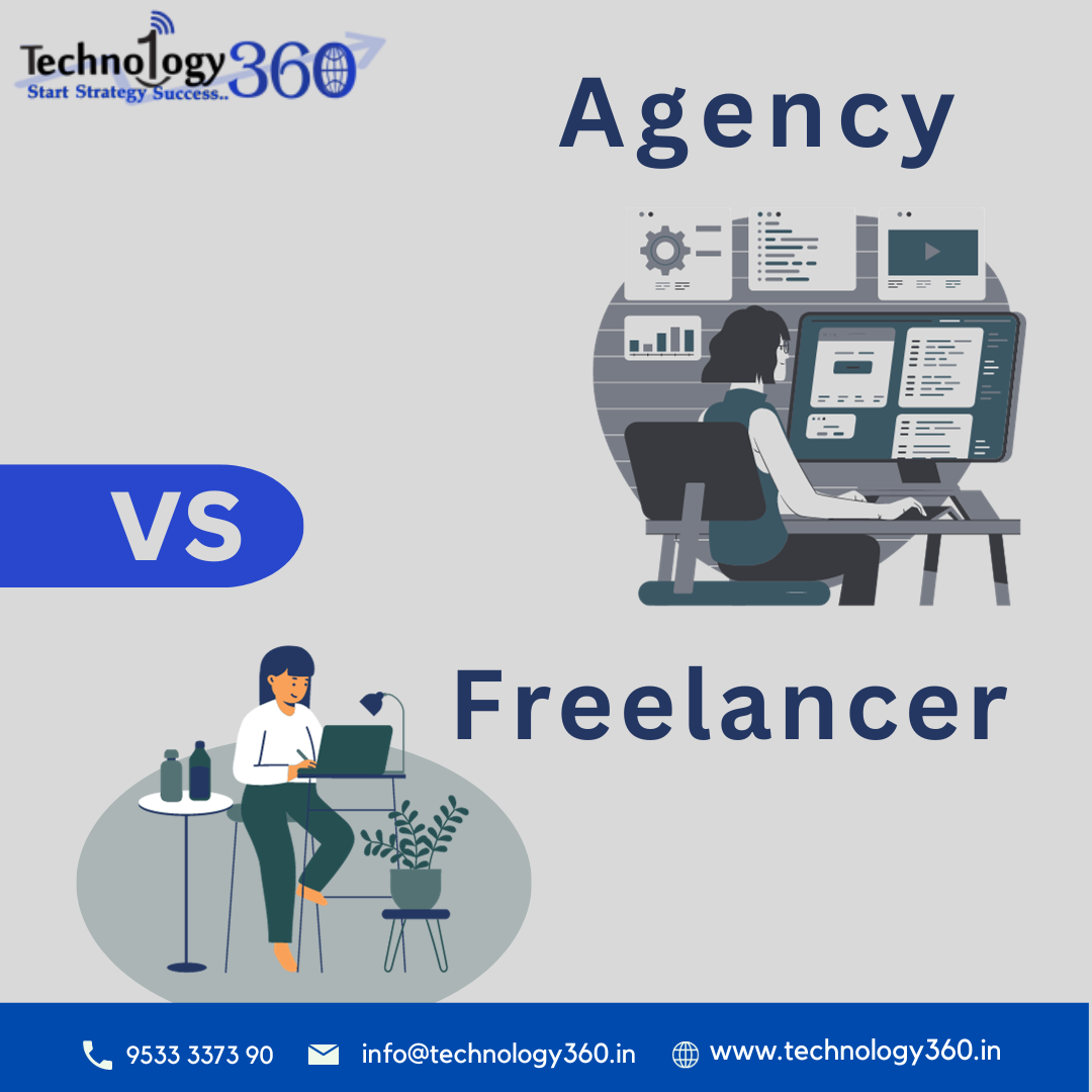 website agency vs freelancer