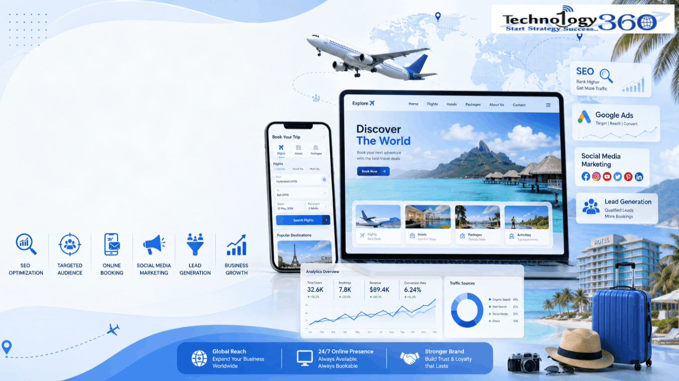 Digital Marketing for Travel & Tourism |Business Growth Guide Digital Marketing for Travel & Tourism |Business Growth Guide